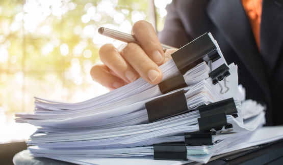 Documente contabile organizate pentru raportare